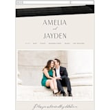"Inky" - Wedding Website in Onyx by Inkblot Design - Mobile Layout