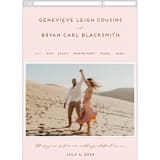"Mod Initials" - Wedding Website in Rust by Genna Blackburn - Mobile Layout