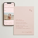 "Mod Initials" - Wedding Website in Rust by Genna Blackburn - Match Your Stationery