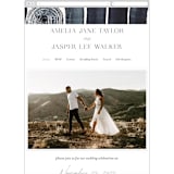 "Painted Trails" - Wedding Website in Navy by Alethea and Ruth - Mobile Layout