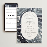 "Painted Trails" - Wedding Website in Navy by Alethea and Ruth - Match Your Stationery