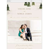 "Into the Forest" - Wedding Website in Cream by Alethea and Ruth - Mobile Layout