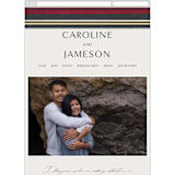 "Holiday Tartan" - Wedding Website in Cranberry by Erin Deegan - Mobile Layout