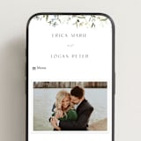 "Fleur" - Wedding Website in Lily by Everett Paper Goods - Mobile Layout