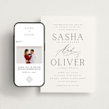 "Ashbury" - Wedding Website in Ink by Kristie Kern - Match Your Stationery