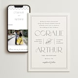 "Arcadia" - Wedding Website in Noir by Olivia Raufman - Match Your Stationery