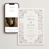 "Delicate Garden" - Wedding Website in Wildflower by Ashley DeMeyere - Match Your Stationery