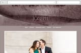 "Layers" - Wedding Website in Truffle by Yaling Hou Suzuki - Desktop Design