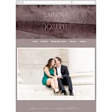"Layers" - Wedding Website in Truffle by Yaling Hou Suzuki - Mobile Layout