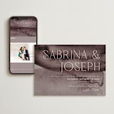 "Layers" - Wedding Website in Truffle by Yaling Hou Suzuki - Match Your Stationery