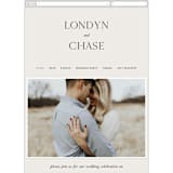 "Apropos" - Wedding Website in Au Lait by Design Lotus - Mobile Layout