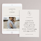 "Apropos" - Wedding Website in Au Lait by Design Lotus - Match Your Stationery