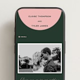 "Little party big love" - Wedding Website in Palm by Jessica Corliss - Mobile Layout