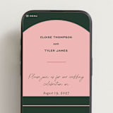 "Little party big love" - Wedding Website in Palm by Jessica Corliss - Mobile Layout