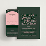 "Little party big love" - Wedding Website in Palm by Jessica Corliss - Match Your Stationery