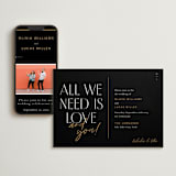 "love love love" - Wedding Website in Onyx by Robert and Stella - Match Your Stationery