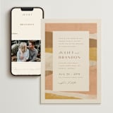 "Rustic Union" - Wedding Website in Sunset by Michelle Taylor - Match Your Stationery