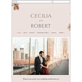 "Halcyon" - Wedding Website in Dove by Olivia Kanaley Inman - Mobile Layout