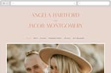 "ampersand names" - Wedding Website in Carrot by Lori Wemple - Desktop Design