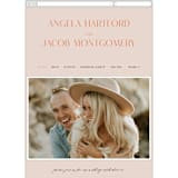 "ampersand names" - Wedding Website in Carrot by Lori Wemple - Mobile Layout