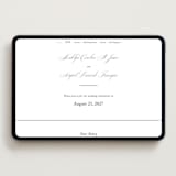 "When I Fall In Love" - Wedding Website in Snow Bright by Design Lotus - Desktop Design