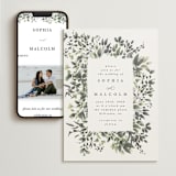 "Forever in Love" - Wedding Website in Ivy by Hannah Williams - Match Your Stationery