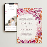 "veranda" - Wedding Website in Merlot by Angela Marzuki - Match Your Stationery