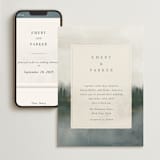 "Lakefront" - Wedding Website in Natural by Robert and Stella - Match Your Stationery