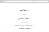 "Destination" - Wedding Website in Mist by Lori Wemple - Desktop Design