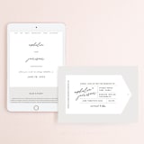 "Destination" - Wedding Website in Mist by Lori Wemple - Match Your Stationery