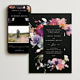 "Beauties" - Wedding Website in Noir by Lori Wemple - Match Your Stationery