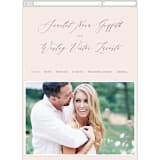 "Scarlet" - Wedding Website in Blush by Hooray Creative - Mobile Layout