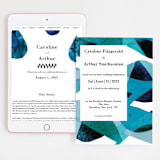 "Drops" - Wedding Website in Sea by Bethania Lima - Match Your Stationery