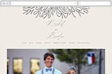 "FancySchmancy" - Wedding Website in Classic by Jen Owens - Desktop Design