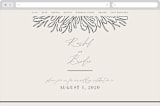 "FancySchmancy" - Wedding Website in Classic by Jen Owens - Desktop Design