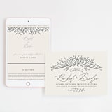 "FancySchmancy" - Wedding Website in Classic by Jen Owens - Match Your Stationery
