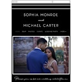 "Vesperum" - Wedding Website in Slate by GeekInk Design - Guest Management