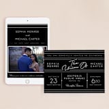 "Vesperum" - Wedding Website in Slate by GeekInk Design - Match Your Stationery