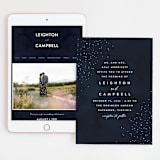 "Celestial" - Wedding Website in Night Sky by Carly Reed Walker - Match Your Stationery