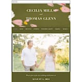 "romance in spring" - Wedding Website in Olive by Angela Marzuki - Guest Management