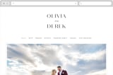 "Photographed" - Wedding Website in Ecru by Creo Study - Desktop Design