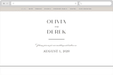 "Photographed" - Wedding Website in Ecru by Creo Study - Desktop Design