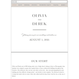 "Photographed" - Wedding Website in Ecru by Creo Study - Mobile Layout