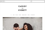 "Key Ingredients" - Wedding Website in Cotton by Christie Garcia - Desktop Design