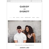 "Key Ingredients" - Wedding Website in Cotton by Christie Garcia - Mobile Layout