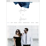 "Plain and Simple" - Wedding Website in Sapphire by Chris Griffith - Guest Management
