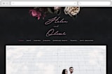 "Crazy in Love" - Wedding Website in Hot Pink by Design Lotus - Desktop Design