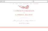 "Ensconce" - Wedding Website in Leaf by Kristie Kern - Desktop Design