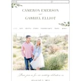"Ensconce" - Wedding Website in Leaf by Kristie Kern - Guest Management