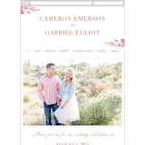 "Ensconce" - Wedding Website in Leaf by Kristie Kern - Mobile Layout